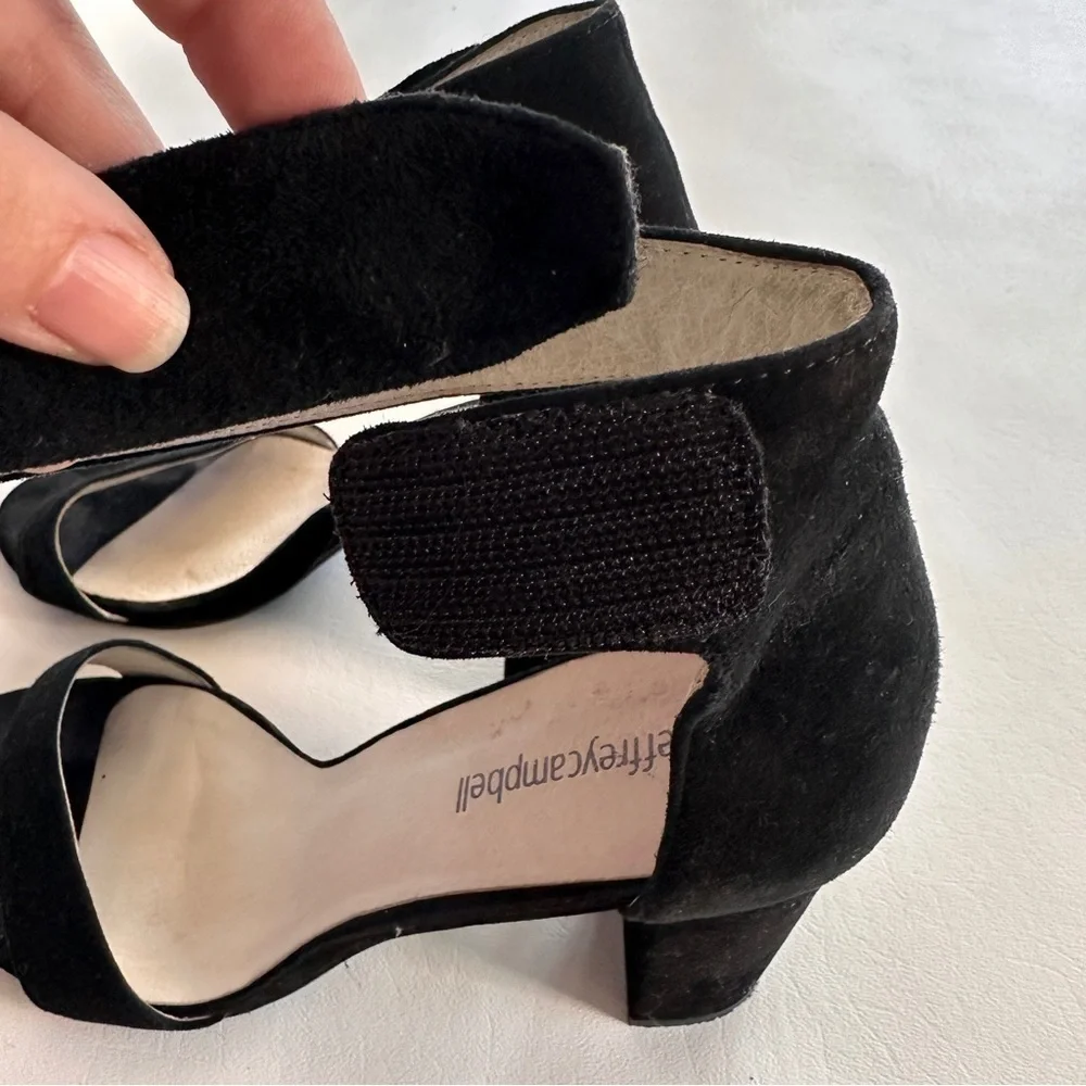Jeffrey Campbell Lindsay Sandals Womens Size 10 Suede Wedding Guest Party Formal